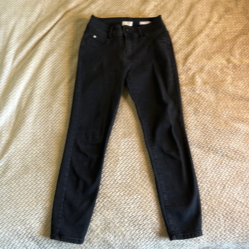 Black High waisted Skinny Curve Jeans
